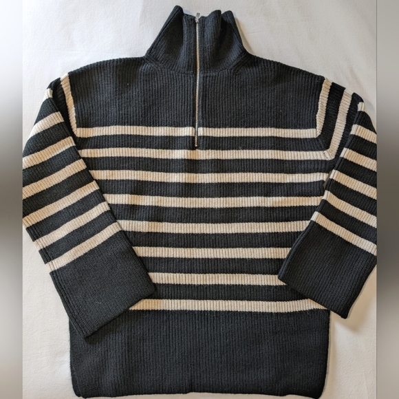 H&M Rib-knit Half-zip Sweater - Picture 4 of 7